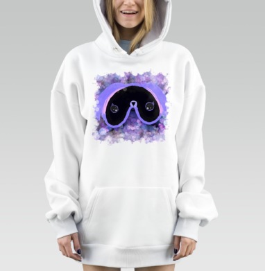Милая мордочка коалы для детей с теплым эффектом, Hoodie Mjhigh Dig, оверсайз, утепленная