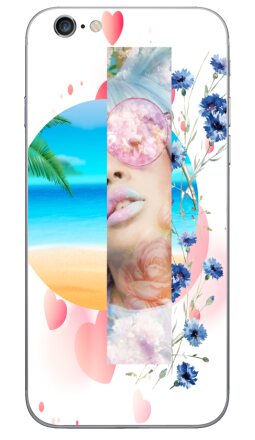 Летний цифровой коллаж в стиле dreamcore - Виниловые наклейки на iPhone 6, 6s - купить в Москве, страница 5