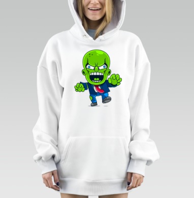 Злой Зеленый Монстр в Костюме Подвижное Действие, Hoodie Mjhigh Dig, оверсайз, утепленная