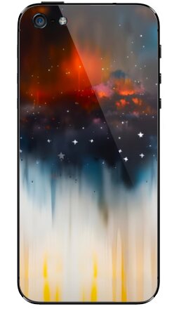 Абстрактное цифровое полотно «Таяние небес» - Виниловые наклейки на iPhone 5 - купить в Москве, страница 4