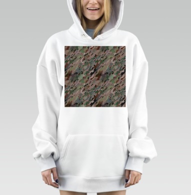 Милитари камуфляж для одежды повседневной носки, Hoodie Mjhigh Dig, оверсайз, утепленная