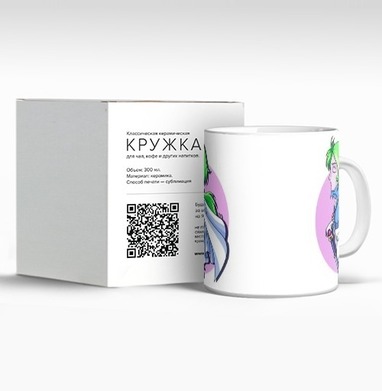 Coolness reANIMEtion / Возрождение прохлады, Кружка c принтом керамическая