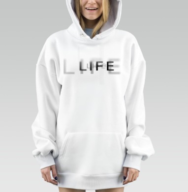 Жизнь в тумане постепенно растворяется в жизни, Hoodie Mjhigh Dig, оверсайз, утепленная