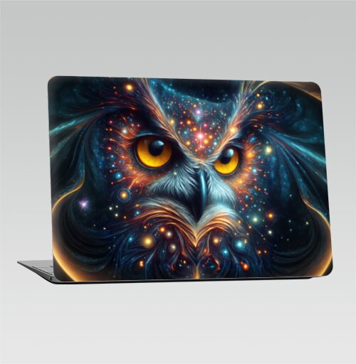 Космическая Сова – Страж Вселенского Разума - Наклейки на 2010-2017 – Macbook Air, страница 3