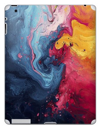 Энергия Цвета: Абстрактный Взрыв Краски Fluid Art - Наклейки на iPad, страница 2