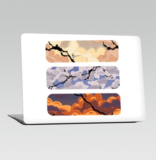 Облака и трещины: символ перемен в небе - Наклейки на 2010-2017 – Macbook Air, страница 2