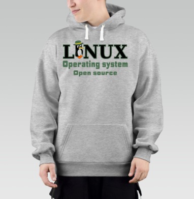 Linux операционная система открытым исходным кодом, Толстовка Mjhigh–Mel, утепленная