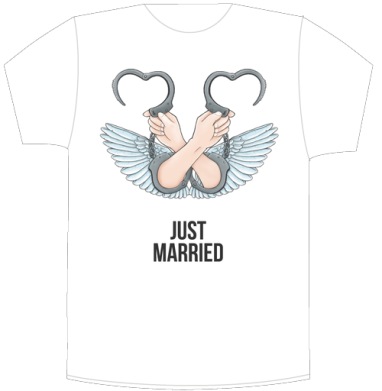Just Married - Своя футболка белая A6 (10 x 15 см), страница 6