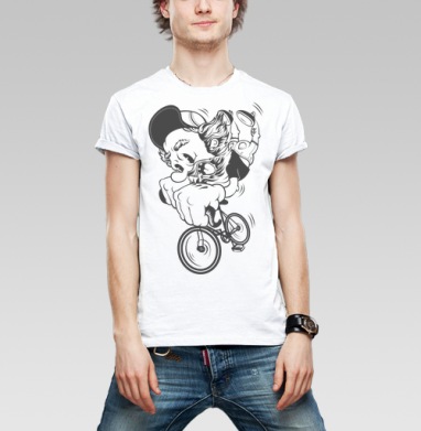 Fixed Gear / Фикс, Футболка мужская Base белая
