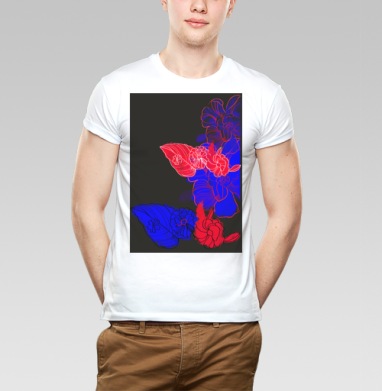 Floral print / Цветочный принт - Магазин футболок YanaGraf - Дизайнерские принты
