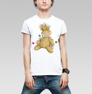 Вуду кукла с булавками символическая боль и месть - enzashop