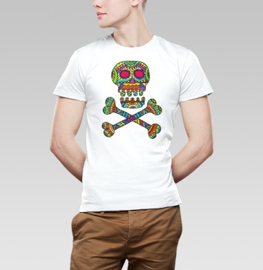 Мексиканский череп - Магазин футболок image4stock - Дизайнерские принты