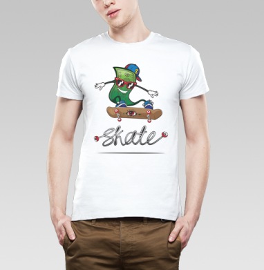 Skater BUCKS / Скейтерские баксы - Магазин футболок freedezigner - Дизайнерские принты