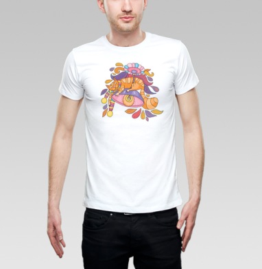 The light of fun / Свет веселья, Футболка мужская Base белая