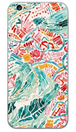 Абстракция. Лес - Виниловые наклейки на iPhone 6 plus - купить в Москве