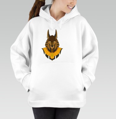 Бог Анубис в египетском наряде с собакой мордой - shyrikaishop