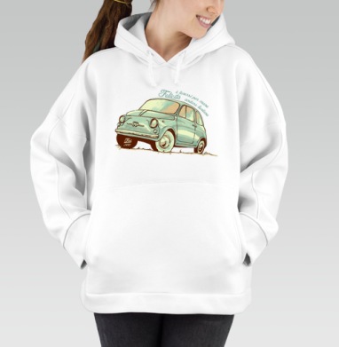 FIAT 500 OLD STYLE / FIAT 500 Ретро - Магазин футболок sania-ya