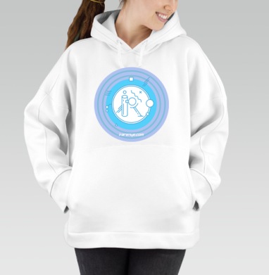 VARENYE T-SHIRT LETTER R / ФУТБОЛКА ВАРЕНЬЕ С БУКВОЙ R, Толстовка / Женская/ Оверсайз / Начес / Белая / C принтом