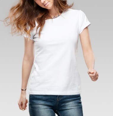 Черный цветок души моей, Футболка женская белая 180гр