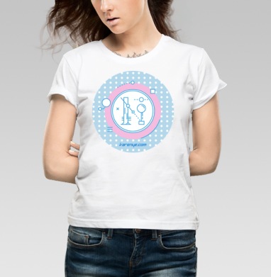 VARENYE T-SHIRT LETTER N / ФУТБОЛКА С БУКВОЙ N, Футболка женская белая 180гр