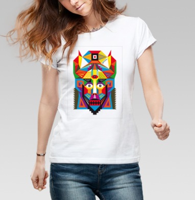 Spirit / Дух, Футболка женская белая 180гр