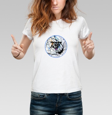 YARA ART / ЯРА АРТ, Футболка женская белая 180гр