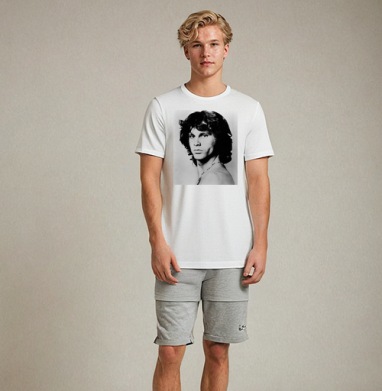 Jim_Morrison_Pardon_Bati, Футболка мужская Base белая