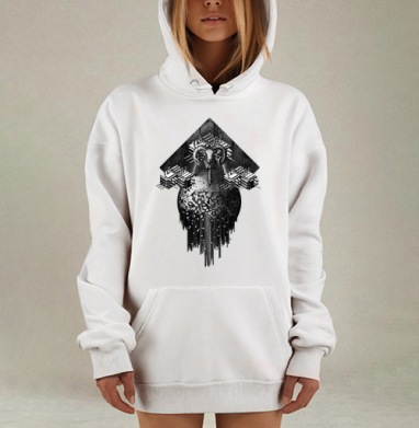 Баран в костюме и разрушение планеты, Hoodie Mjhigh Dig, оверсайз, утепленная
