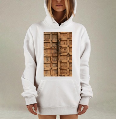 DoorsWoodSingleOld0011_L, Hoodie Mjhigh Dig, оверсайз, утепленная