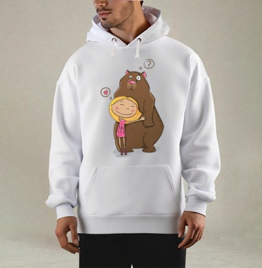I like teddy bears, Толстовка Mjhigh, утепленная