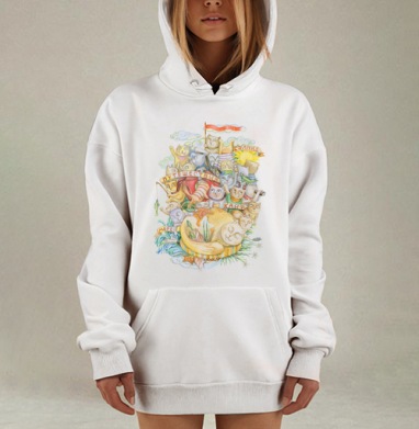 Игры в жизнь, Hoodie Mjhigh Dig, оверсайз, утепленная