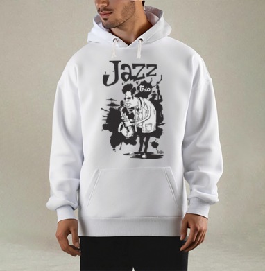 Jazz trio, Толстовка Mjhigh, утепленная