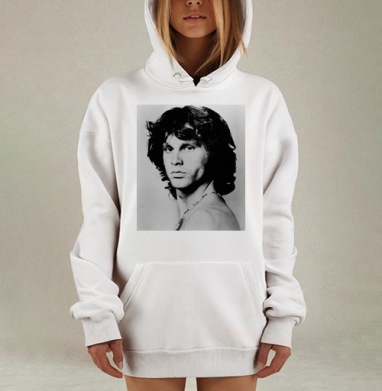 Jim_Morrison_Pardon_Bati, Hoodie Mjhigh Dig, оверсайз, утепленная