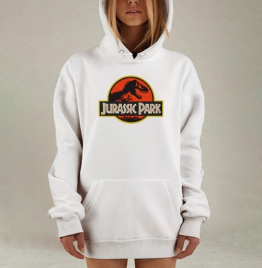 Jurassic Park Парк Юрского Периода, Hoodie Mjhigh Dig, оверсайз, утепленная