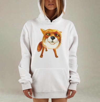 Лисяка удивляка, Hoodie Mjhigh Dig, оверсайз, утепленная