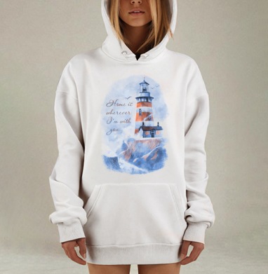 Маяк, Hoodie Mjhigh Dig, оверсайз, утепленная