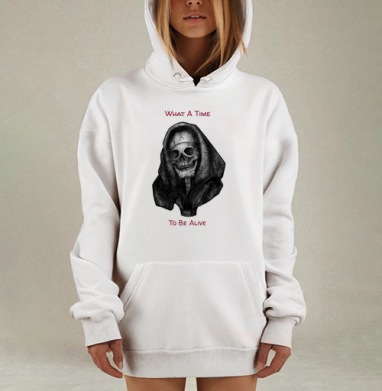 Прекрасное время для жизни, Hoodie Mjhigh Dig, оверсайз, утепленная