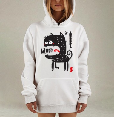 Собакен, Hoodie Mjhigh Dig, оверсайз, утепленная