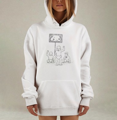 ТРИ, Hoodie Mjhigh Dig, оверсайз, утепленная