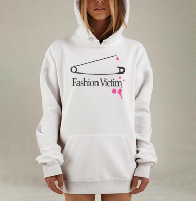 Белая английская булавка c розовыми пятнами Fashion Victim, Hoodie Mjhigh Dig, оверсайз, утепленная