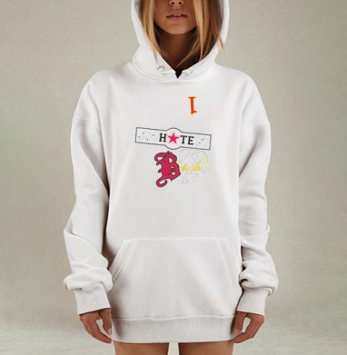 Антибренд Хейтер с красной звездой и готическим шрифтом Brands, Hoodie Mjhigh Dig, оверсайз, утепленная