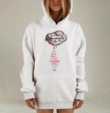 MUS, Hoodie Mjhigh Dig, оверсайз, утепленная