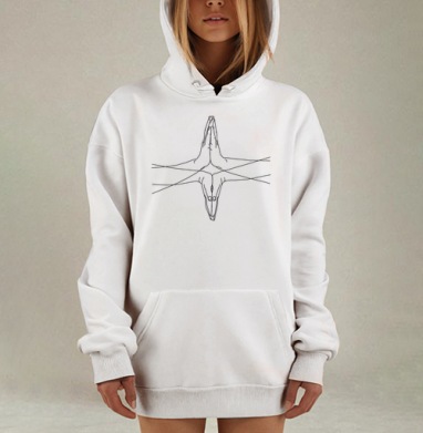 Praying Hands / Руки Намасте симметрия и медитативность гармония отражения, Hoodie Mjhigh Dig, оверсайз, утепленная