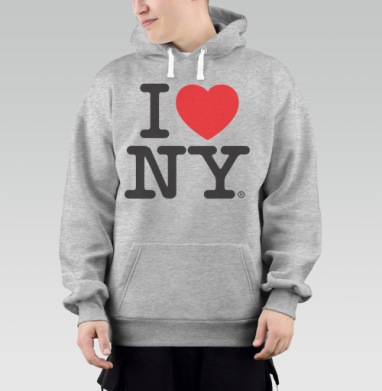I Love NY, Толстовка Mjhigh–Mel, утепленная