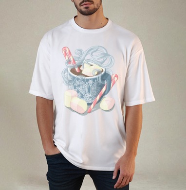 Какао с зефирками - Funny T-Shirts For Cheerful Life