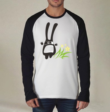 Весеннее обострение, Футболка длинный рукав / Мужчинам / Реглан / Принт