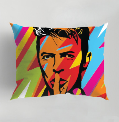 David Bowie RIP, Подушка декоративная 50х70 см