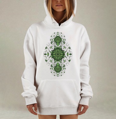 Джангл, Hoodie Mjhigh Dig, оверсайз, утепленная