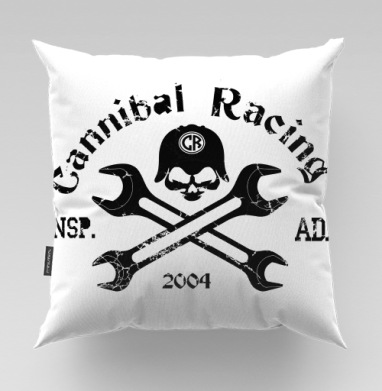 Череп с ключами гонки механиков скорость 2004 - Cannibal Racing Crew, Подушки