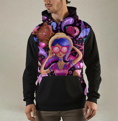 Сладкий, Толстовка мужская Regular 3D